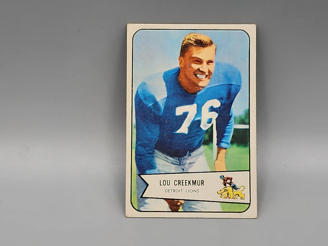 1954 Bowman Lou Creekmur #85 HOF Short Print (1 of 2)