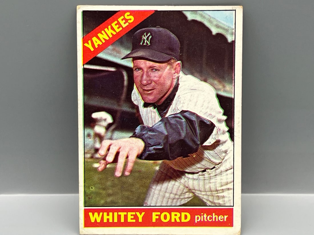 1966 Topps Whitey Ford #160: 1966 Topps Whitey Ford #160