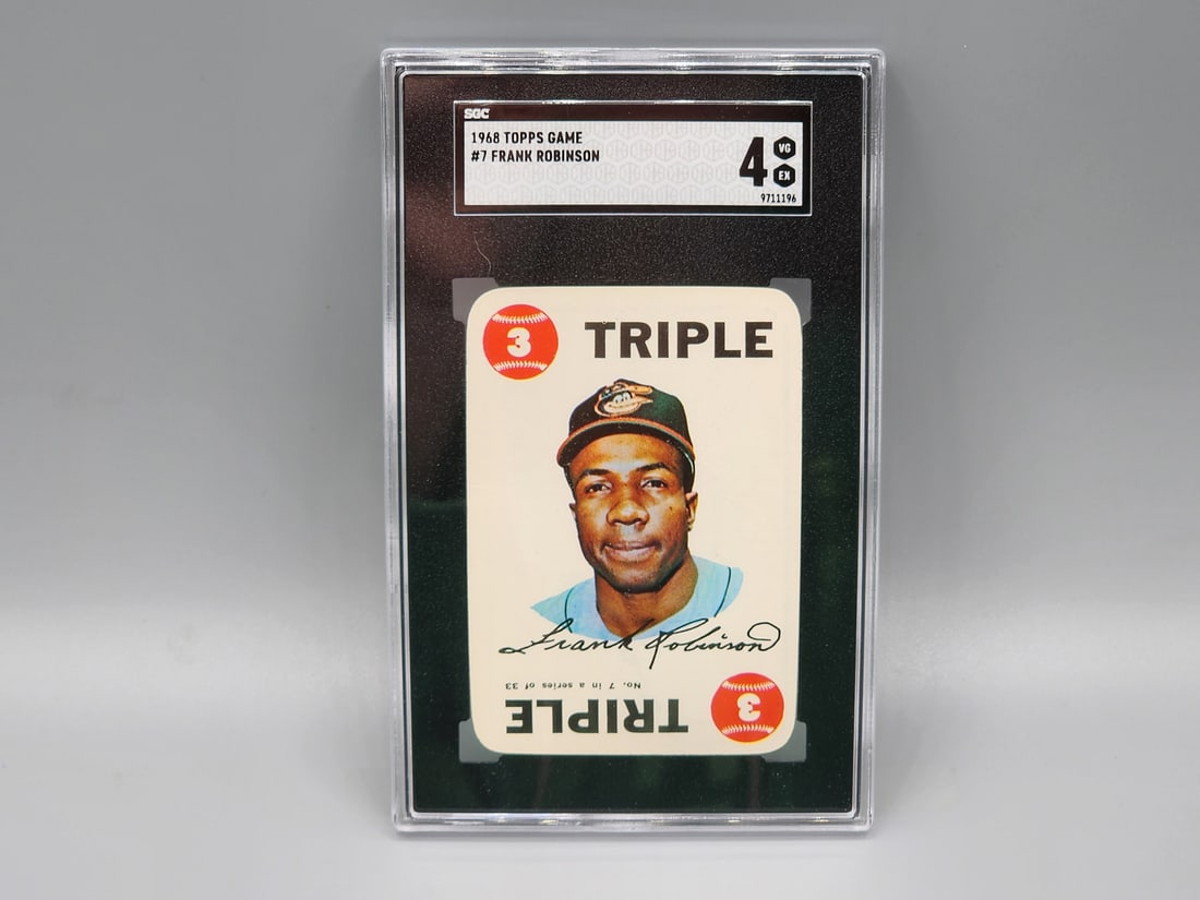 1968 Topps Game Frank Robinson #7 SGC 4 HOF (1 of 2)
