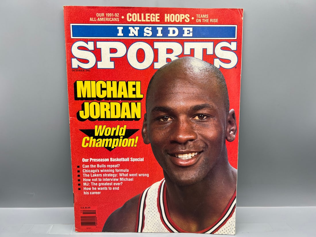 1991-92 Inside Sports Michael Jordan Cover Magazine (1 of 2)