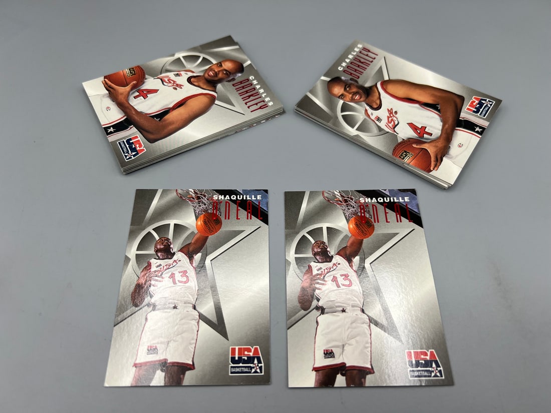 Lot of (2) 1996 Skybox Team USA Basketball Complete Sets (1 of 2)