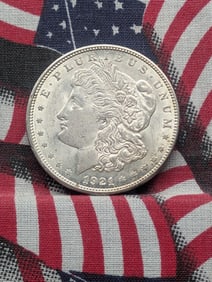 1921-D Morgan Silver Dollar - CHOICE UNC