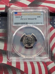 2023-P Roosevelt Dime - PCGS MS66 FB - First Strike