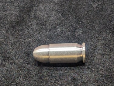 1 Oz. .999 FINE SILVER .45 Pew Pew Designed Bullion Piece