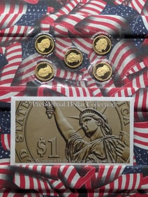 Presidential Dollar Collection in Gem Proof Condition - All Coins Are "S" Mint Marks