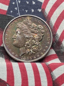 1883 Morgan Silver Dollar w/ Toning