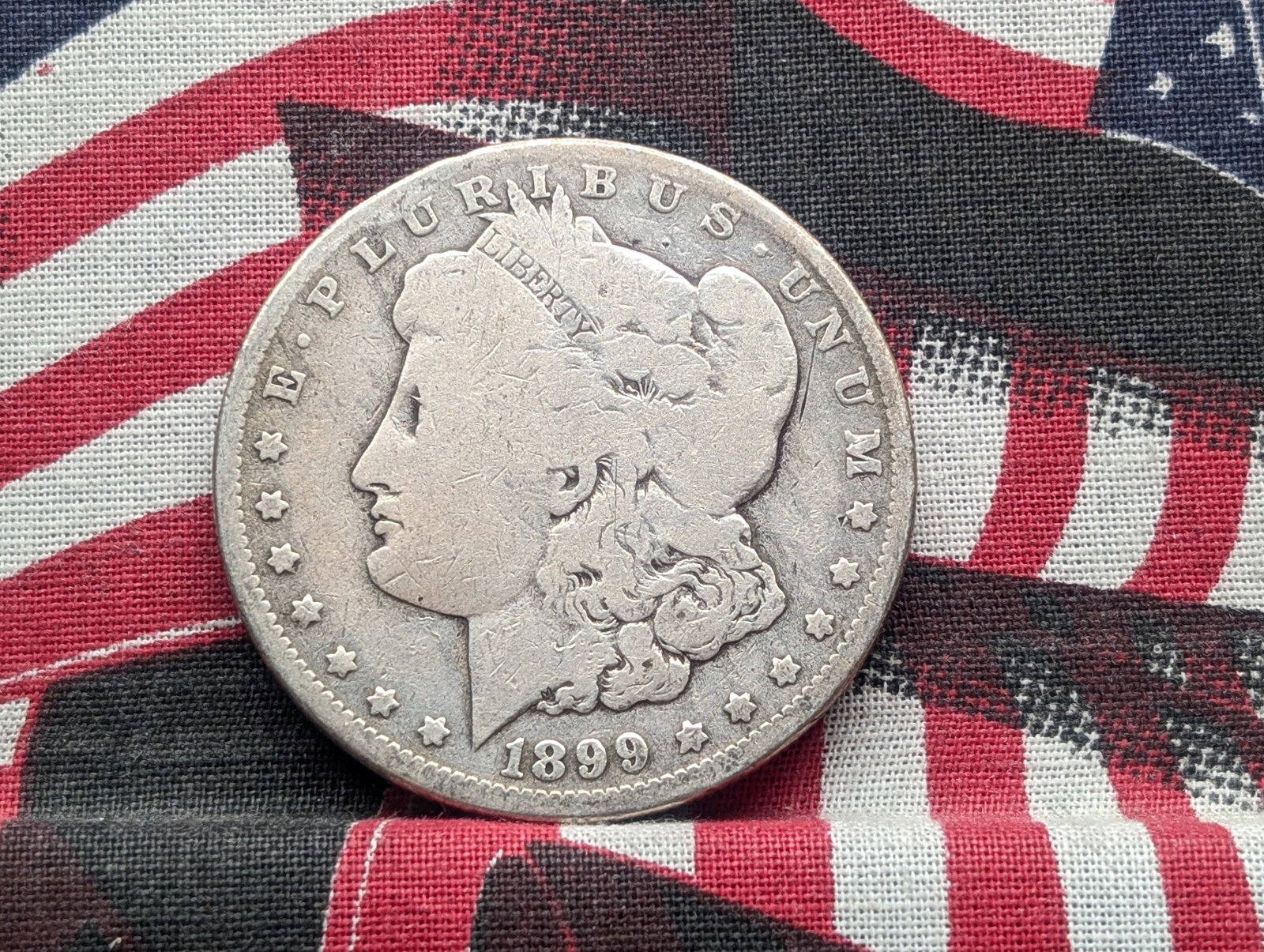 1899-O Morgan Silver Dollar w/ Micro-o: 1899-O Morgan Silver Dollar w/ Micro-o