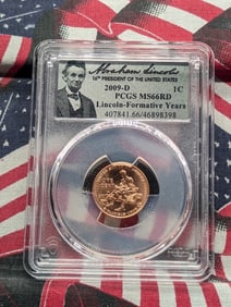 2009-D Lincoln Formative Years Cent - PCGS MS66 RD