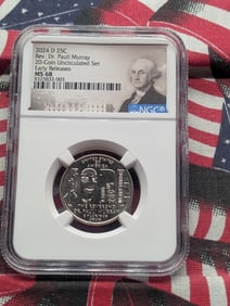 2024-D Reverend Dr. Pauli Murray Quarter - NGC MS68 - Early Release
