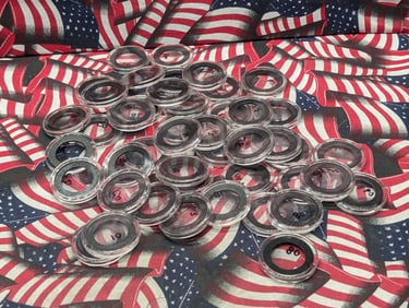 Bag of 44+ Empty 22mm Coin Capsules