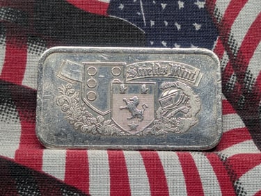 1 Oz. .999 FINE SILVER Shields Mint Designed Art Bar