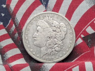 1882-O/S Morgan Silver Dollar
