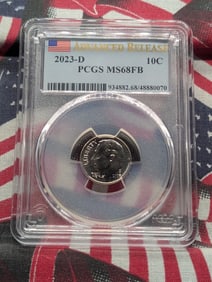 2023-D Roosevelt Dime - PCGS MS68 FB - Advanced Release