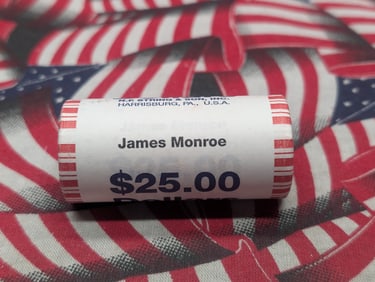 2008 Unopened Roll James Monroe Presidential One Dollars