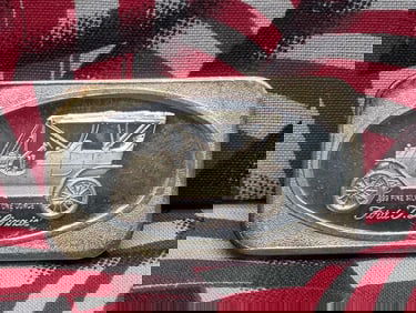 1 Oz. .999 FINE SILVER Ford T Lizzie Designed Art Bar