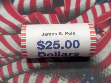 2009 Unopened Roll James K. Polk Presidential One Dollars