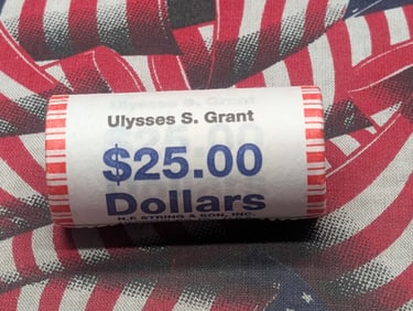 2011 Unopened Roll Ulysses S. Grant Presidential One Dollars