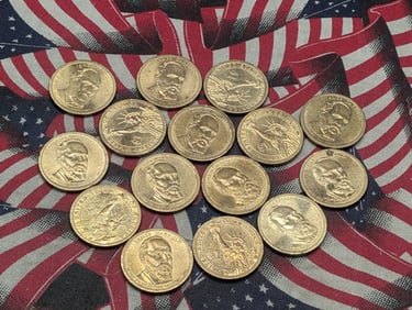 (15) 2011 James Garfield Presidential One Dollar Coins