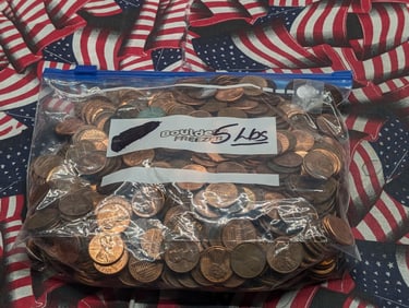 Approximately 5 Pounds Of Unresearched Lincoln Cents