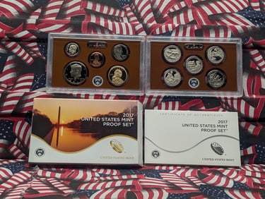 2017-S U.S. Mint Proof Set In OGP With COA, 10 Coins