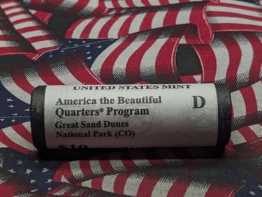 2014-D Unopened Roll Of Great Sands Dunes National Park America The Beautiful Quarters