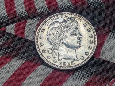 1915-D Barber Silver Quarter - GEM BU