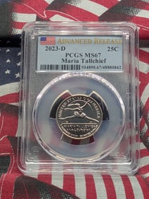 2023-D Maria Tallchief Quarter - PCGS MS67 - Advanced Release