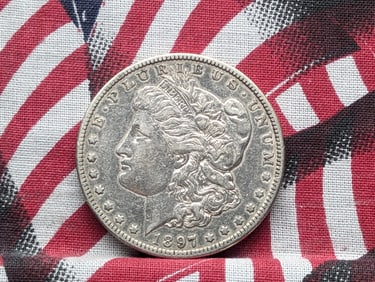 1897-O Morgan Silver Dollar - XF+