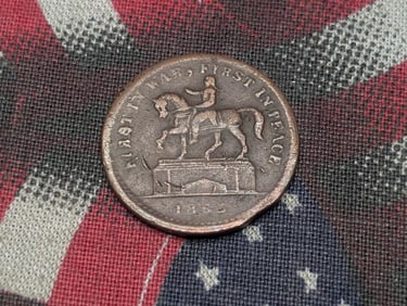 1863 The Union Must Shall Be Preserved Jackson - First in War First in Peace w/ Washington