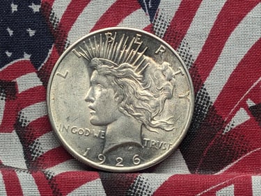 1926-D Peace Silver Dollar - CHOICE UNC - RARE THIS NICE!!