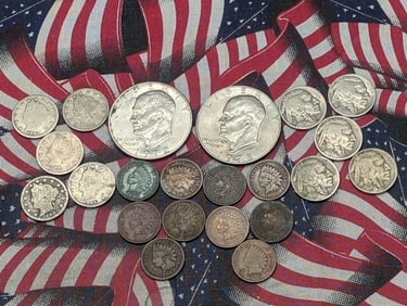 Large Grab Bag of Various Vintage U.S. Coins