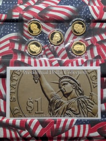 Presidential Dollar Collection in Gem Proof Condition All "S" Mint Marks