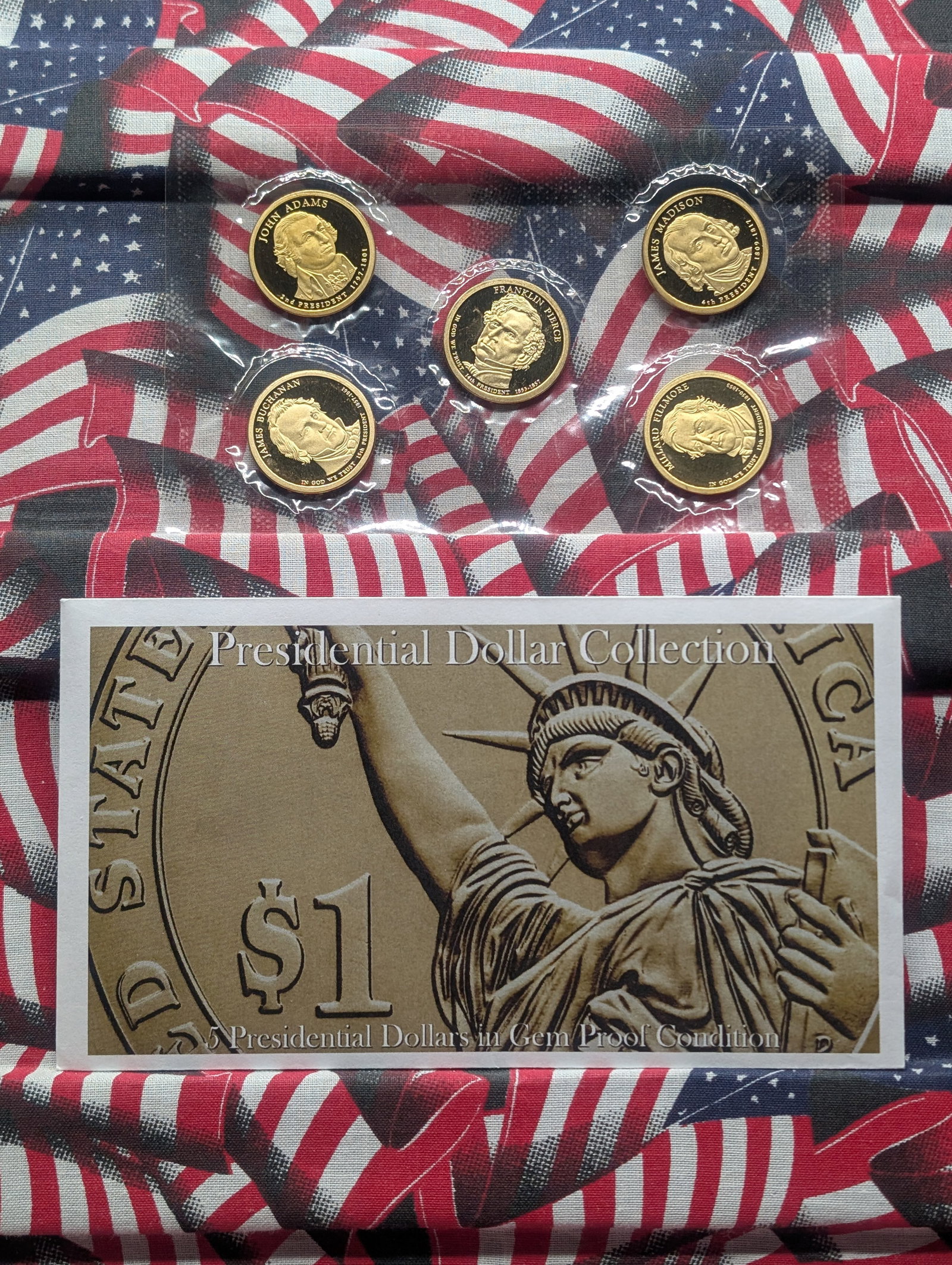 Presidential Dollar Collection in Gem Proof Condition All "S" Mint Marks: Presidential Dollar Collection in Gem Proof Condition All "S" Mint Marks