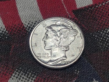 1945-D Mercury Silver Dime - BU