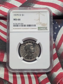 1979-D Susan B. Anthony Dollar - NGC MS66