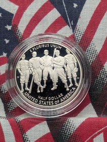 2022-S PROOF Negro Leagues Baseball Commemorative Half Dollar in Capsule