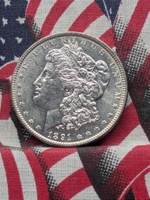 1891 Morgan Silver Dollar