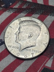 1967-P Kennedy Half Dollar 40% Silver