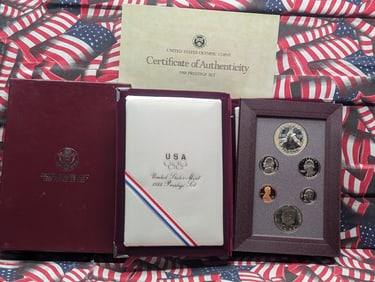 1988-S U.S. Mint Prestige Set in OGP w/ COA - Includes Olympic & Liberty Torches Commemorative