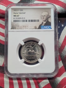 2023-P Maria Tallchief Quarter - NGC MS67