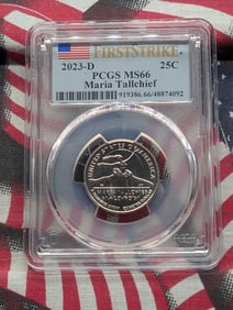 2023-D Maria Tallchief Quarter - PCGS MS66 - First Strike