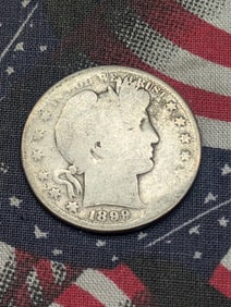 1899-S Barber Half Dollar 90% Silver