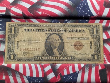 1935 A Series $1.00 Silver Certificate Hawaii Note