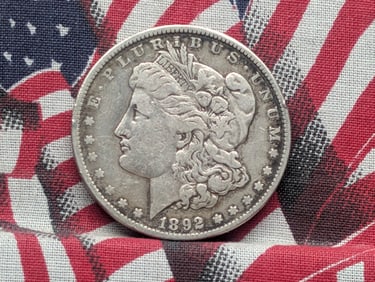 1892 Morgan Silver Dollar