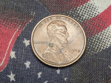 1909 VDB Lincoln Wheat Cent - XF/AU