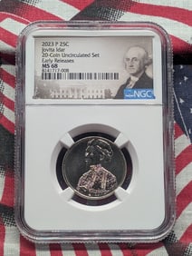 2023-P Jovita Idar Quarter - NGC MS68 - Early Release
