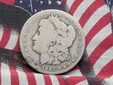 1882-CC Morgan Silver Dollar