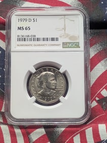 1979-D Susan B. Anthony Dollar - NGC MS65