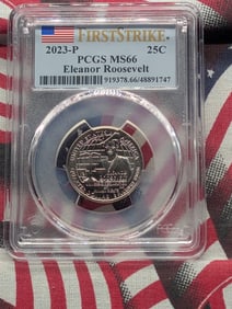 2023-P Eleanor Roosevelt Quarter - PCGS MS66 - First Strike