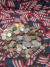 Bag of 1.2 Lbs. of Various Vintage & Modern World Coins